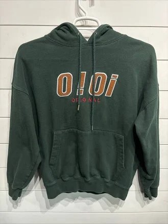 5252 By Oioi Original Dark Green Signature Oversized Hoodie Mens Size