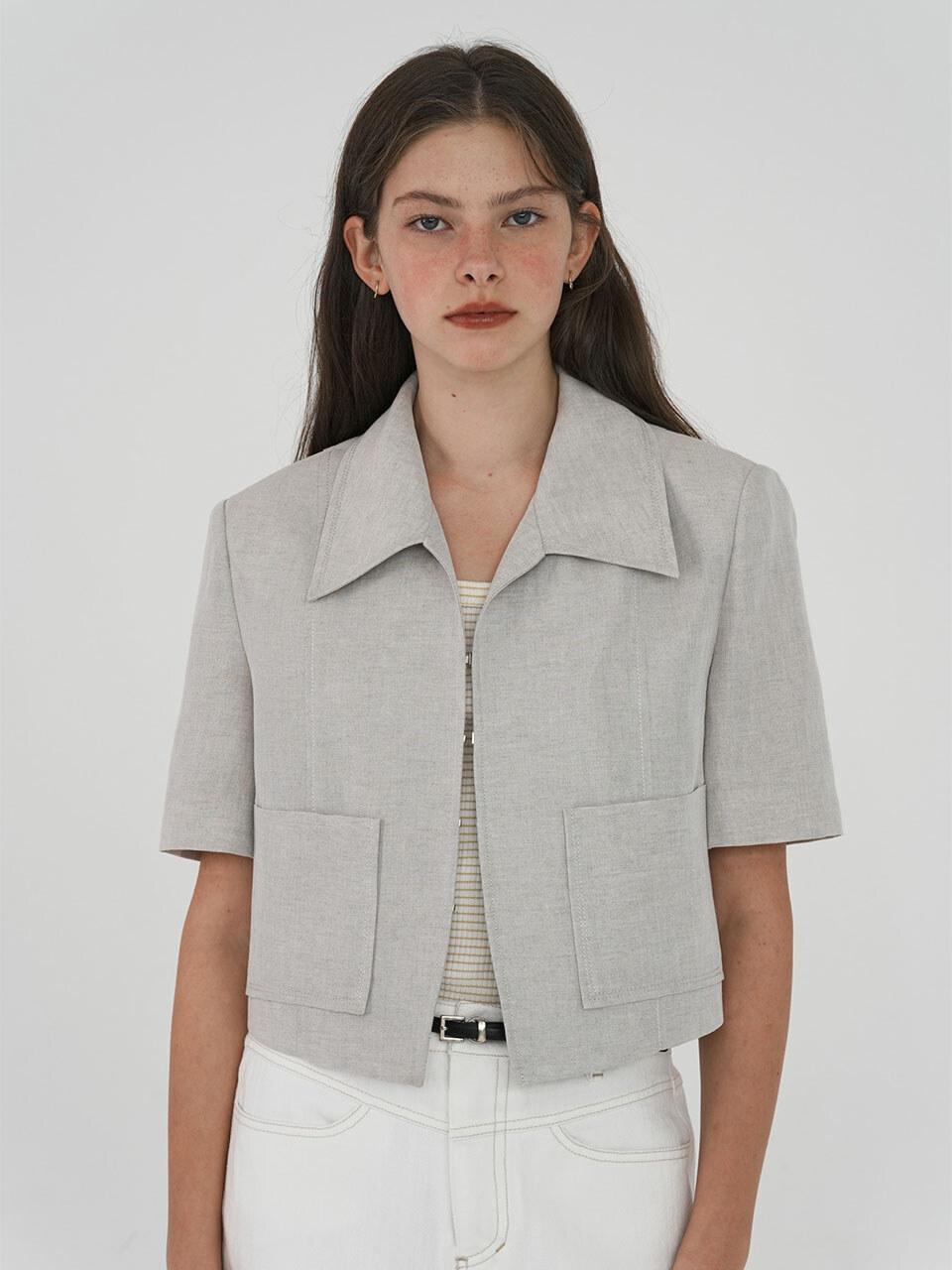 Metal Crop Jacket
