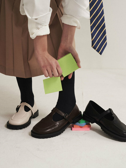 T Strap Loafer
