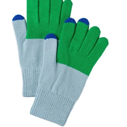 Getty Colorblock Knit Gloves