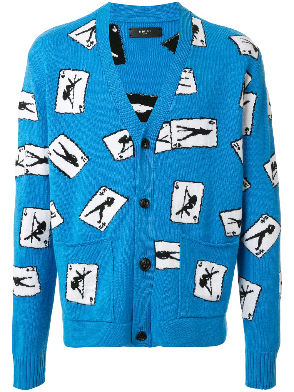 Card-intarsia Cashmere-blend Cardigan