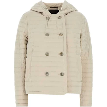 Moorer Women's Hooded Double-Breasted Padded Jacket