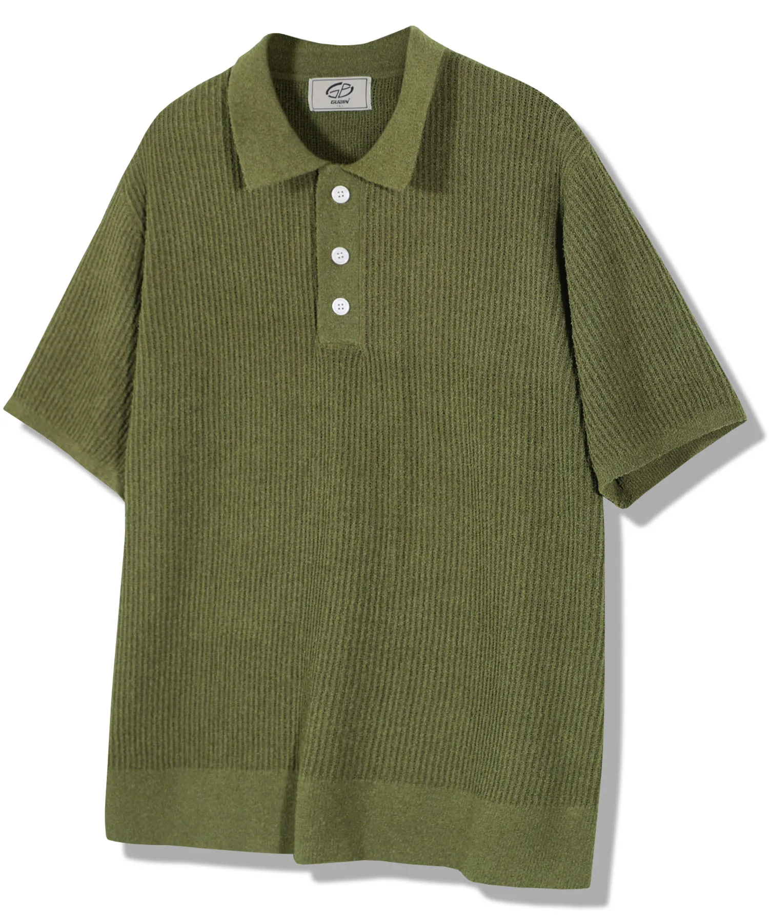 Collar Short-Sleeved Knitwear