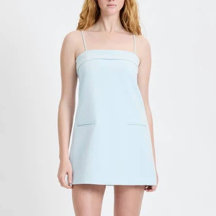 French Connection Women's Azra Twill Foldover Strappy Dress