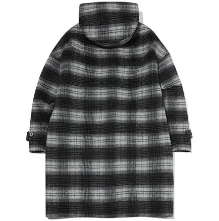 Mainbooth Oversized Check Duffle Coat
