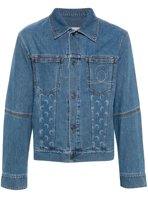 Crescent Moon-print Jacket