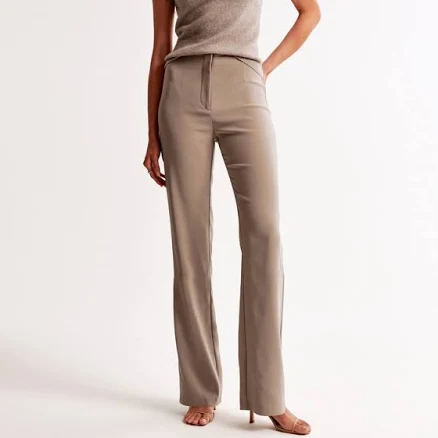 Abercrombie & Fitch Women's High Rise Slim Boot Trouser
