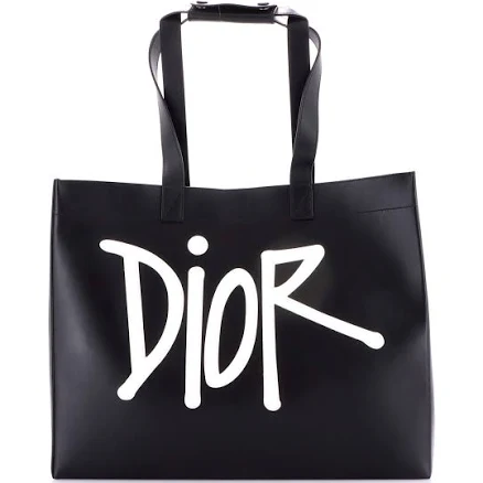 DIOR Men's D- Tote Bag in Calfskin