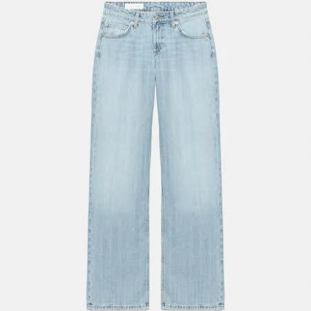 Zara Trf Low Rise Wide Leg Jeans