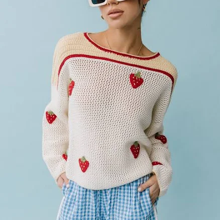 böhme Halle Embroidered Knit Sweater