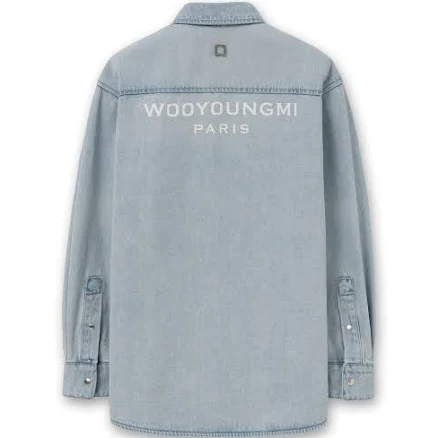 Denim Shirt with Back Logo