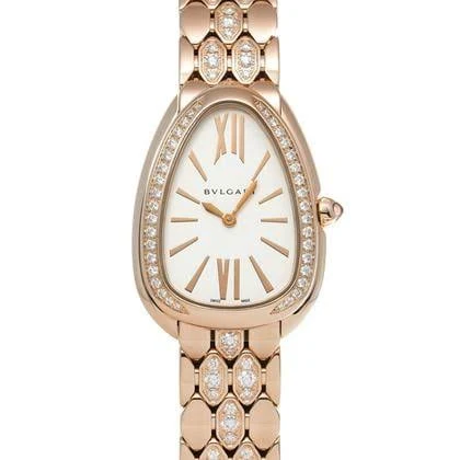 Bulgari Serpenti Seduttori 18K Rose Gold Diamond Bracelet Watch