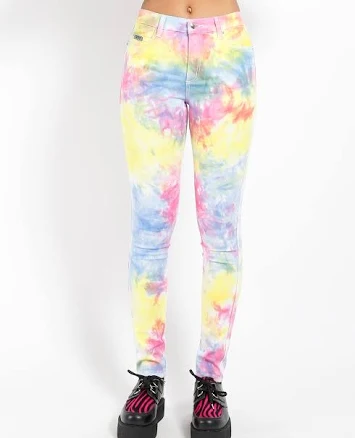 HIGH WAist FESTIVAL TIE DYE JEAN