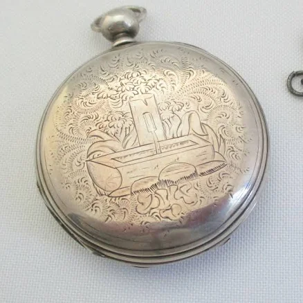 Vintage Pocket Watch Henry Beguelin Patent Lever Full Jewelled Hands