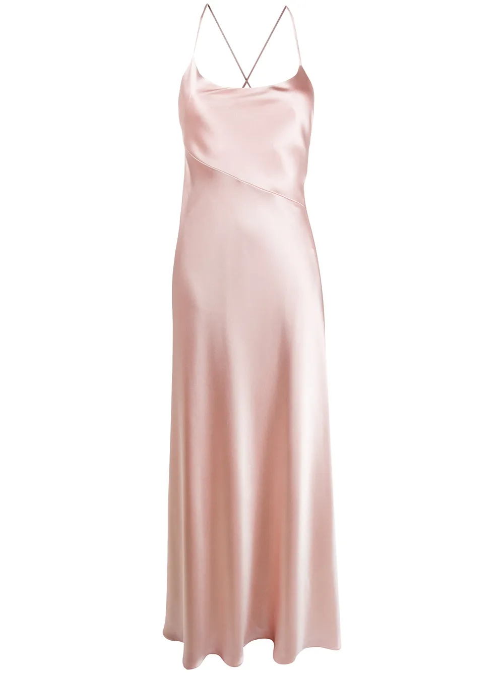 Eve Metallic Satin Dress