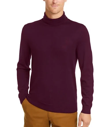 Club Room Men's Merino Wool Blend Turtleneck Sweater