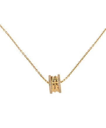 Bvlgari 18K Diamond B.zero1 Rock Pendant Necklace