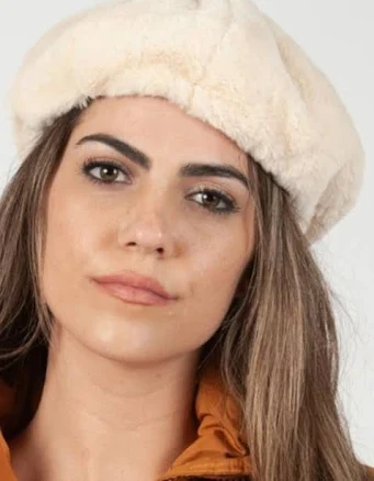 SEZANNE Faux MINK Beret