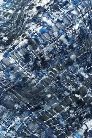 Chanel fabric blue