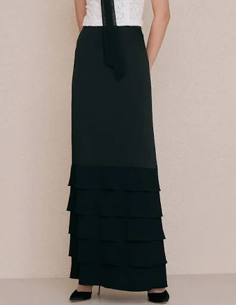 BAU by Bride And You Maribel Ruffle Maxi Skirt