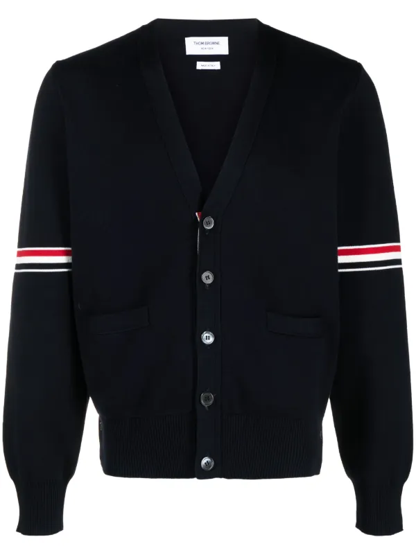 Tricolour 4-bar Cardigan