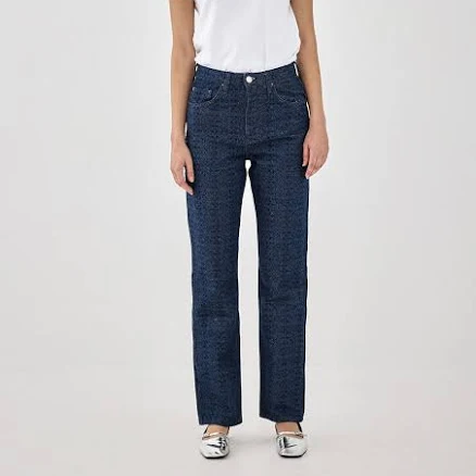 Dr. Monogram No.6 High Waist Straight Denim