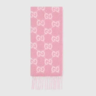 Gucci GG Alpaca Wool Blend Scarf