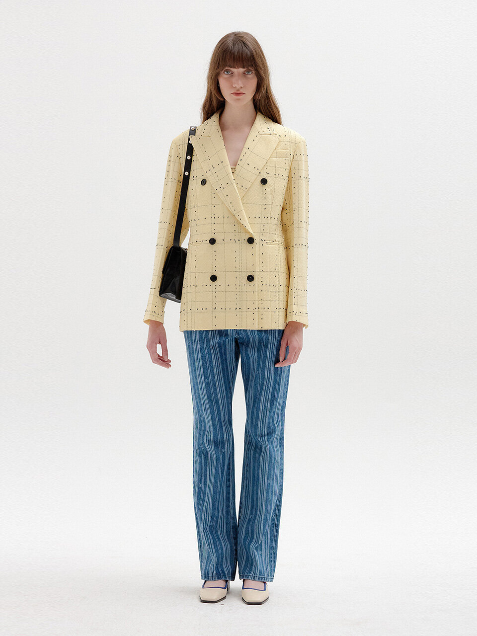 SELL Double Breasted Blazer (Yellow)
