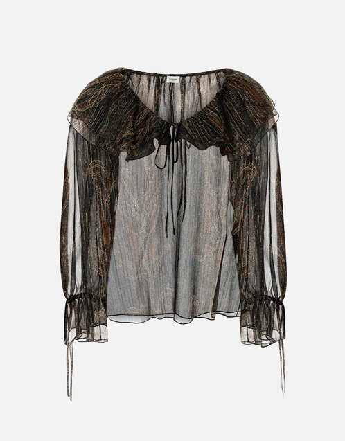 Printed Silk Blouse