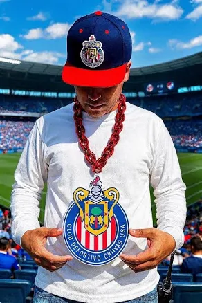 Chivas Soccer Team Double Sided Oversized Fanchain