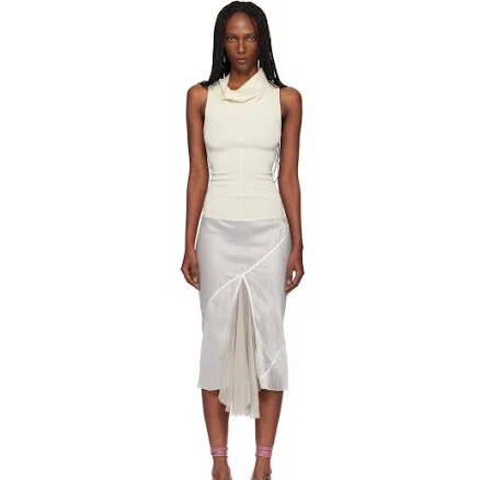 Rick Owens Temple Sliced Midi Dress