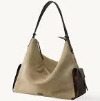 Suede Hobo Bag