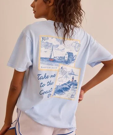 AS REVIVAL Take Me To The Tide Oversized Tee