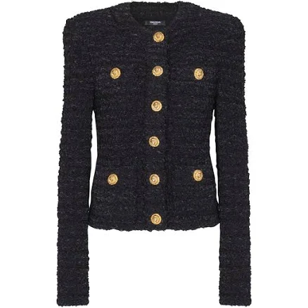 Balmain Women's Chenille-tweed Jacket