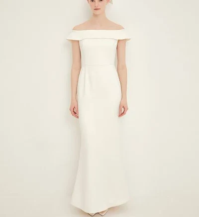 BAU by Bride And You_BRIDAL [SAMPLE SALE] BIBIANE Off Shoulder Semi Mermaid Maxi Dress_IV by W Concept