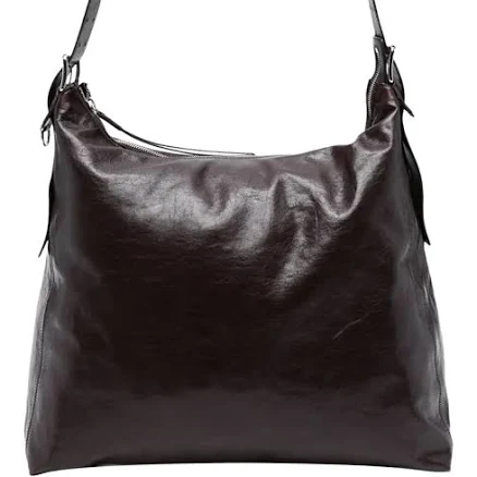 Lemaire Belted Hobo Bag | Shoulder Strap | Red