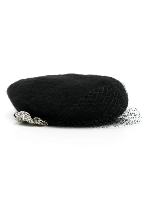 Aurora Voilette Knitted Beret