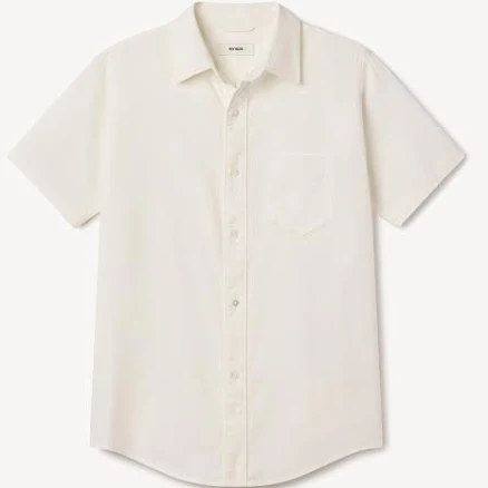 Buck Mason Men's Draped One Pocket Twill Shirt