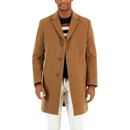 Nautica Men's Classic-Fit Camber Wool Overcoat
