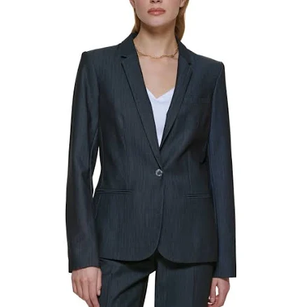 Calvin Klein Womens Jackets & Coats Calvin Klein One Button Blazer