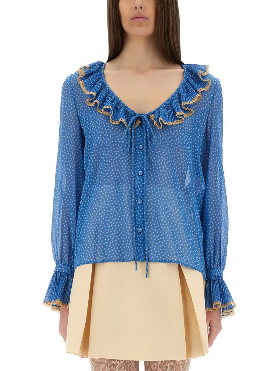 Valentino Garavani PRINTED SILK BLOUSE