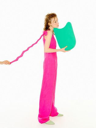 Wavy String Colour Jumpsuit