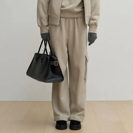 BLOSSOM H Company Relaxed Fit Cotton Blend Cargo Pants