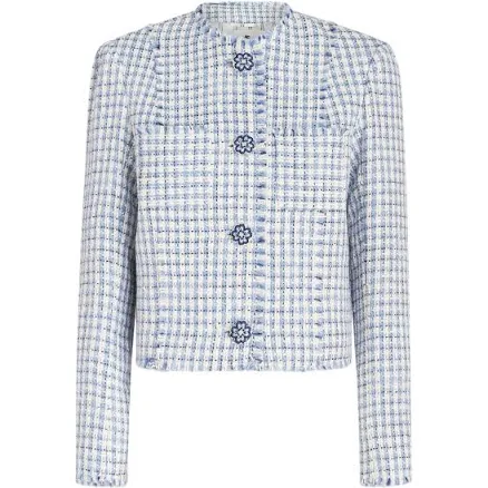 Etro Women's Round-neck Tweed Jacket