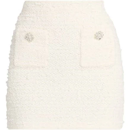 Bouclé Skirt Self Portrait Women's