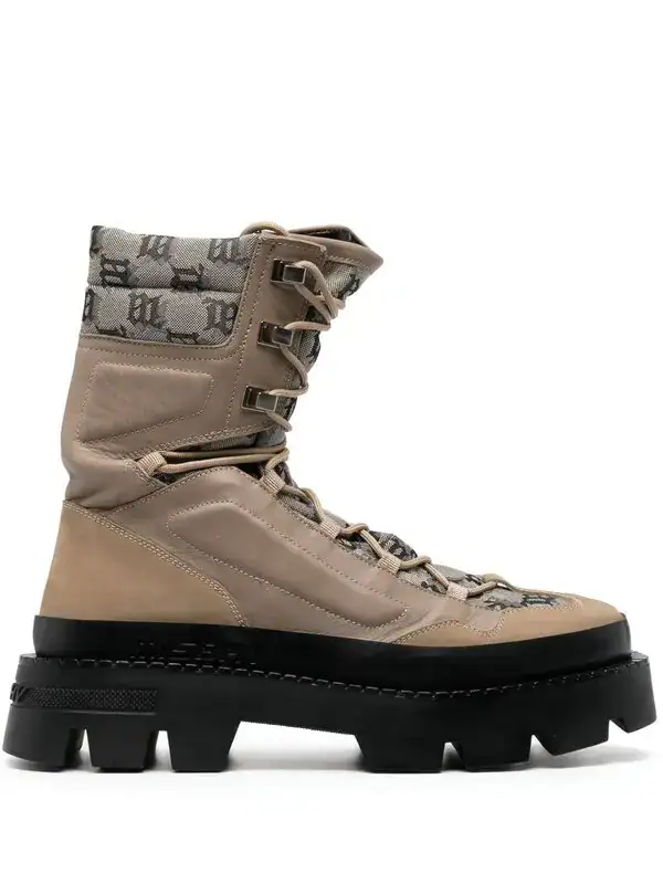 Monogram Leather Boots