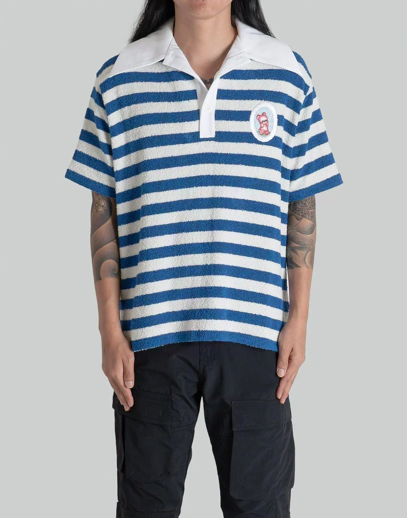 Multicolor Flag Rugby Polo