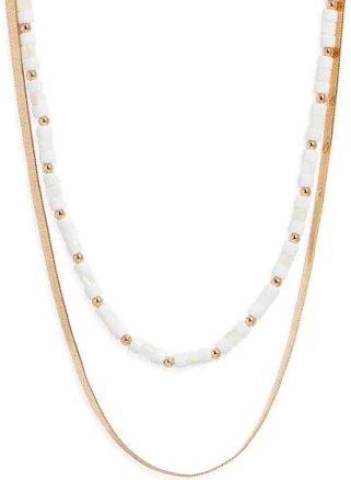 Nordstrom Beaded & Snake Chain Necklaces