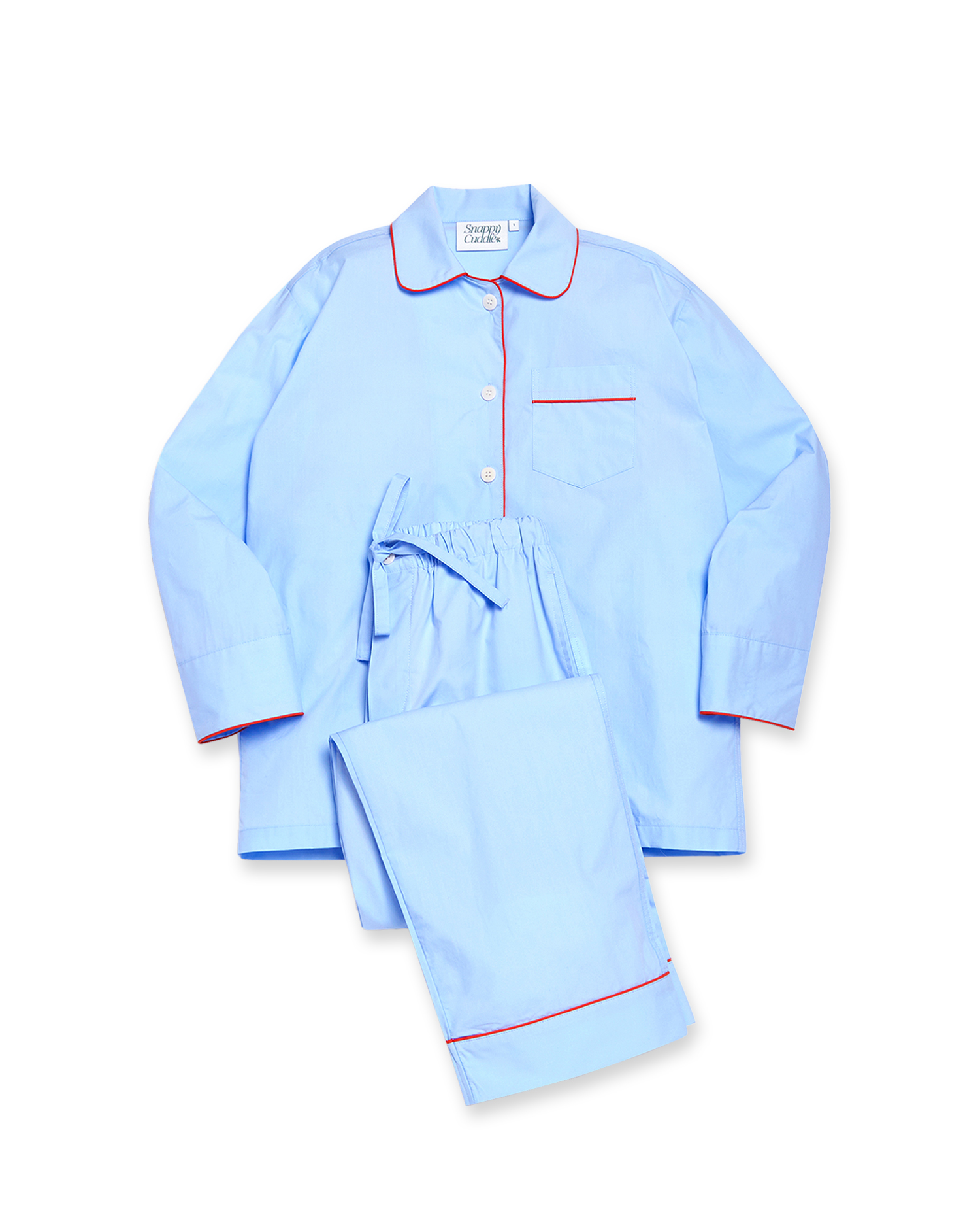 Nice and Easy Pajama Set (Cerulean Blue)