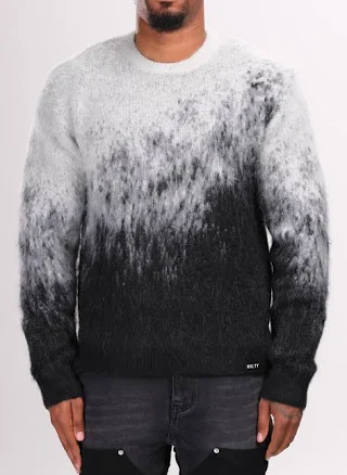 Mohair Gradient Sweater